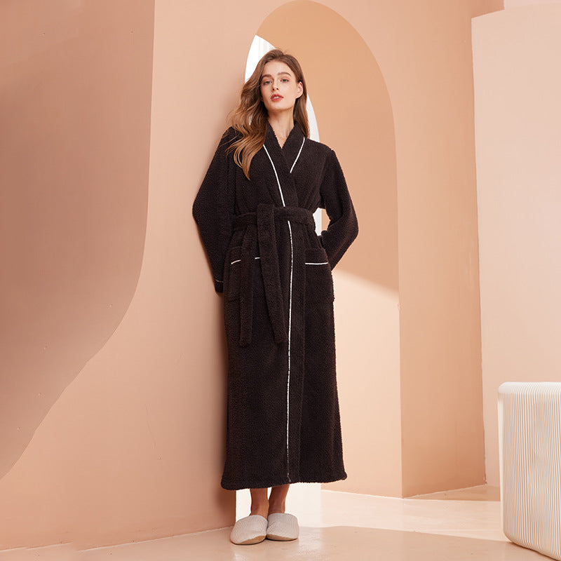 Couple's Fleece Bathrobe
