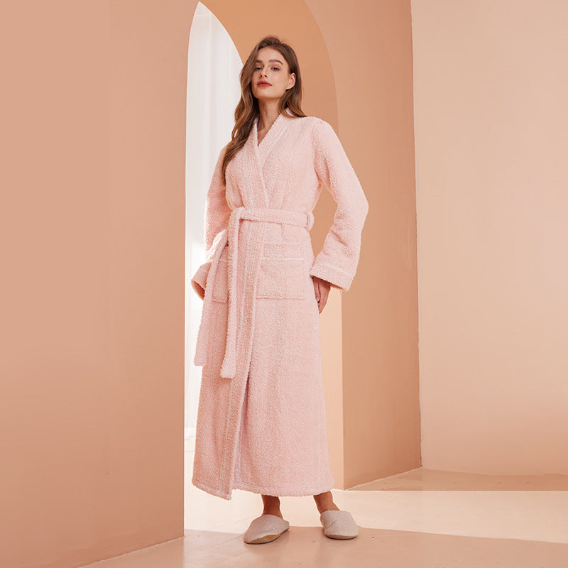 Couple's Fleece Bathrobe