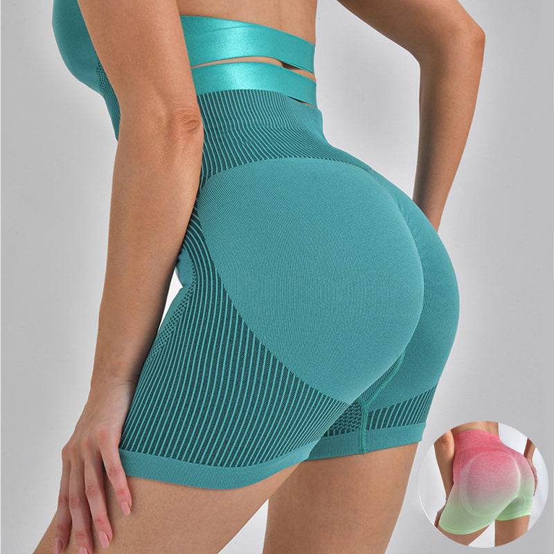 Striped Gym High Waist Pants - My Store