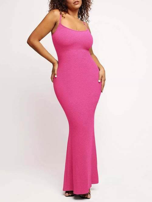 Round Neck Sleeved Slim Fit Dress - My Store