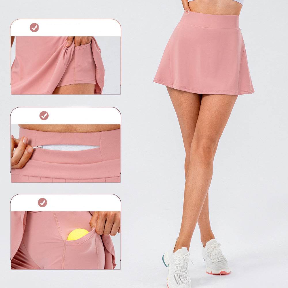 Tennis Skirt With Zipped Pocket - My Store