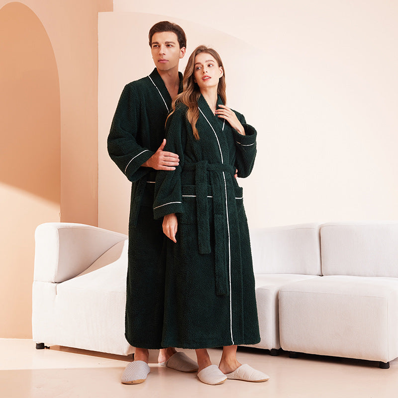 Couple's Fleece Bathrobe