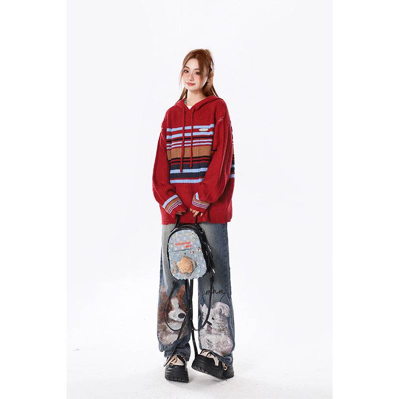 Loose Casual Wide-leg Jeans - My Store