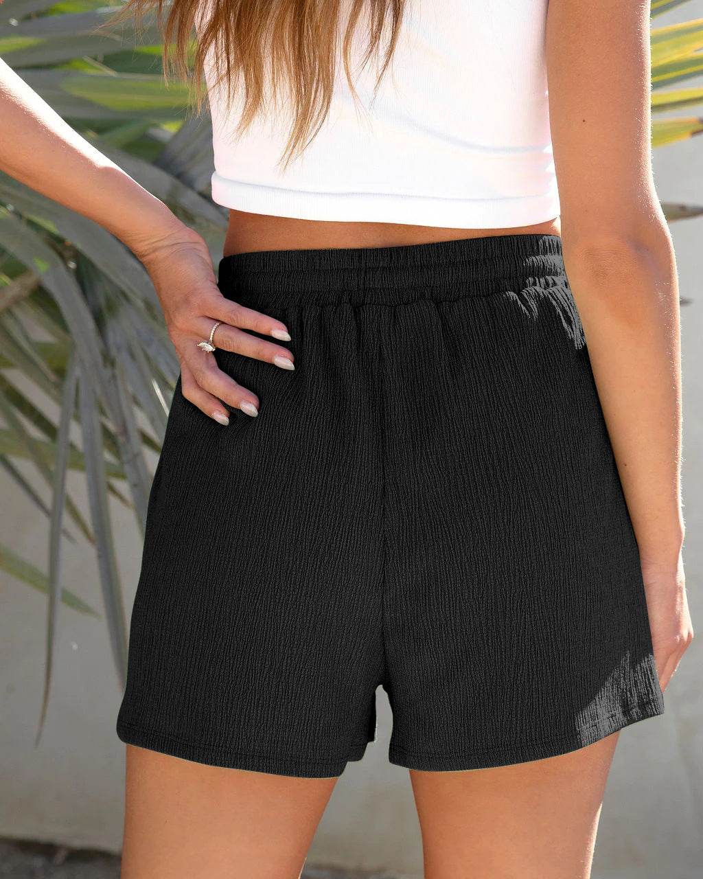 Summer Drawstring Shorts With Pockets - My Store