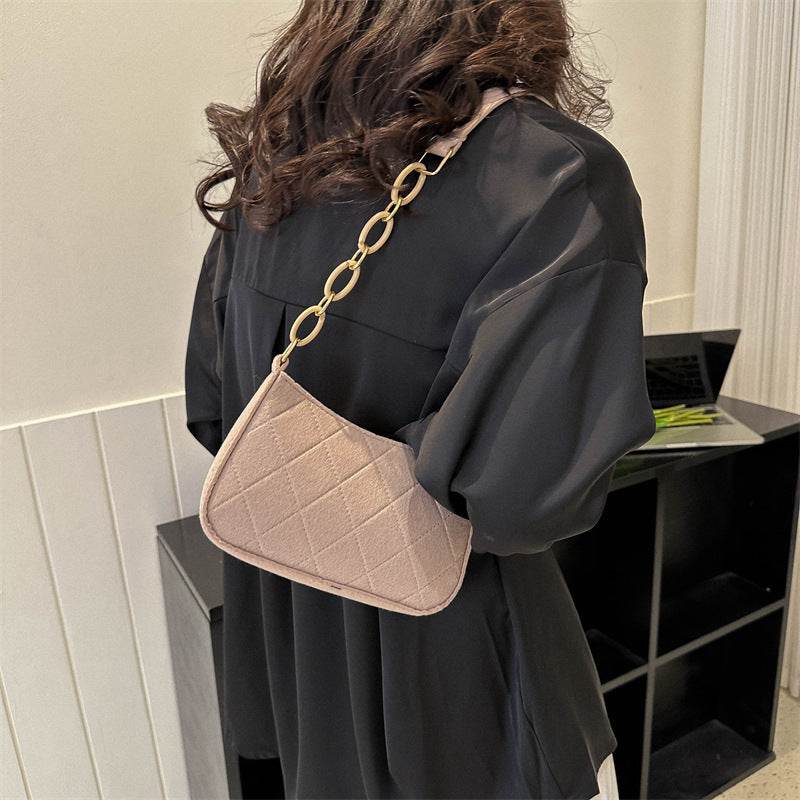 Trendy Simple Underarm Chain Shoulder Bag - My Store