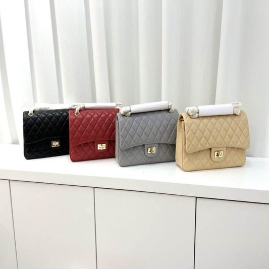 Leather Underarm Small Crossbody Bag - My Store