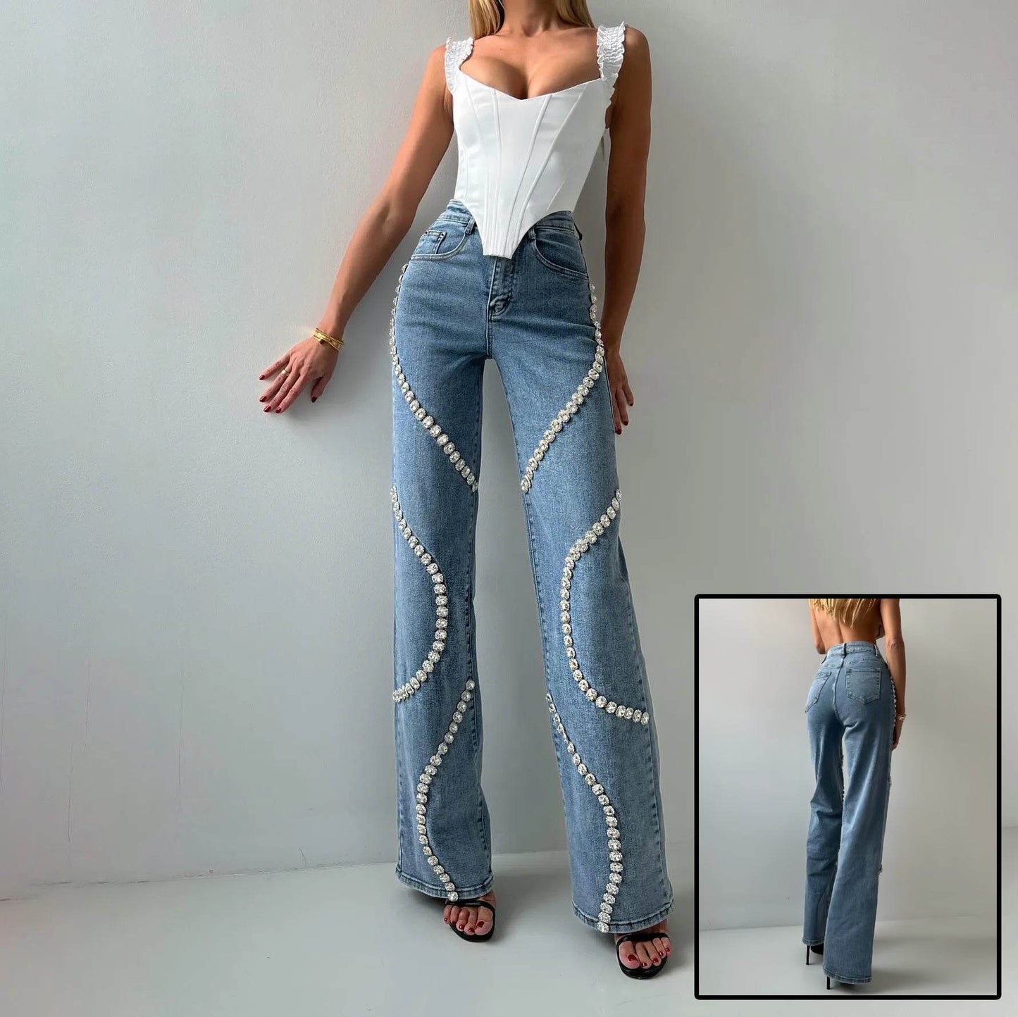 Loose Straight Leg Jeans - My Store