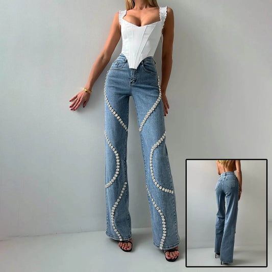 Loose Straight Leg Jeans - My Store