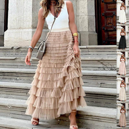 Layered Ruffles Cake Skirt - My Store
