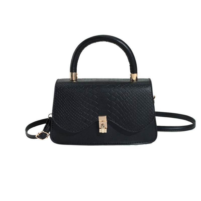 Stylish And Snakeskin Pattern Portable Shoulder Bag - My Store