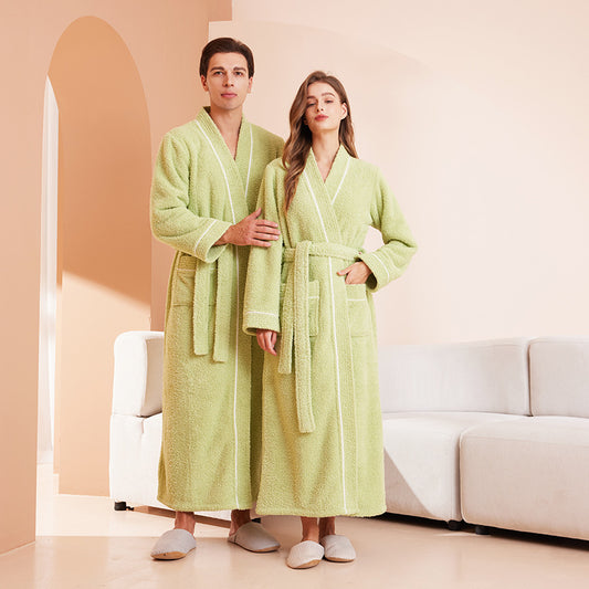 Couple's Fleece Bathrobe