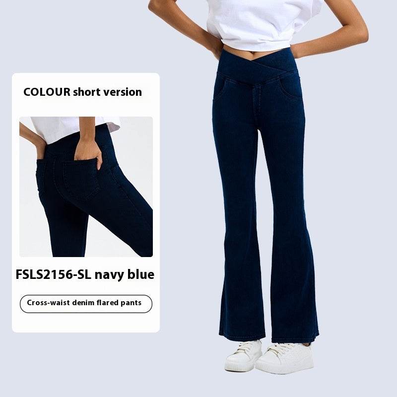 Cross Waist Jeans - My Store