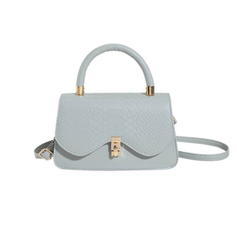 Stylish And Snakeskin Pattern Portable Shoulder Bag - My Store